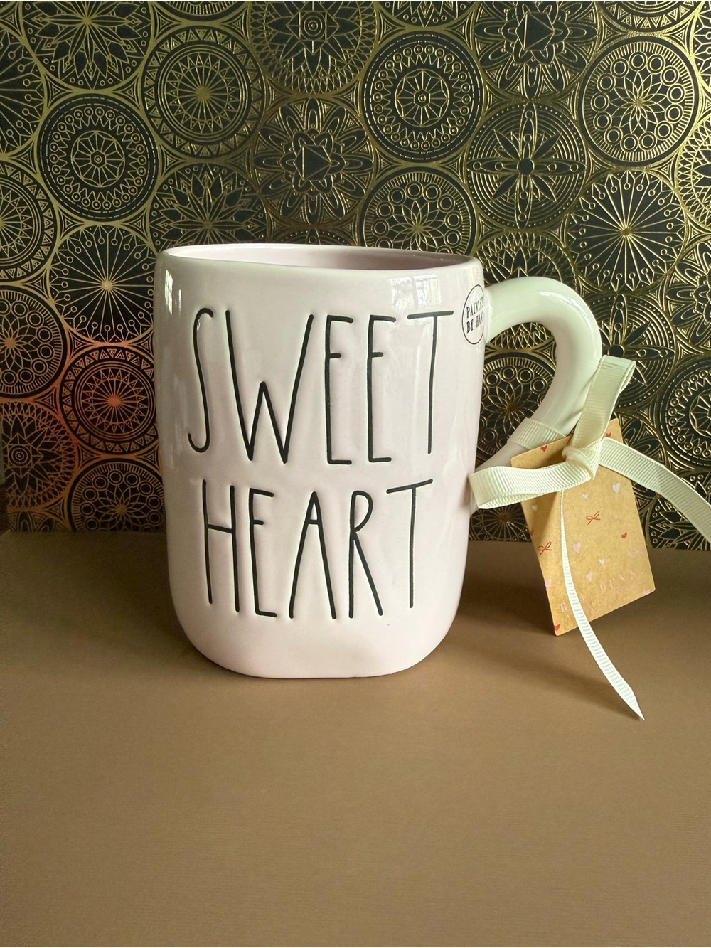 Rae Dunn Pale SWEET HEART Ceramic Mug